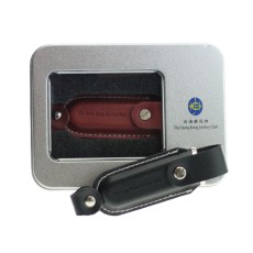 Leather USB stick - HK Jockey Club